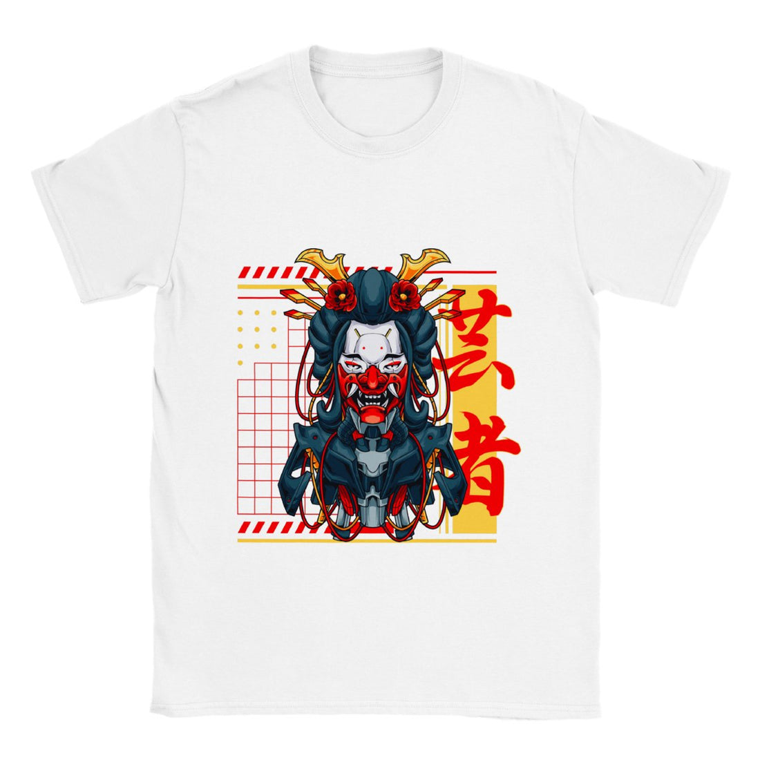 Geisha Mecha Classic Unisex Crewneck T-shirt - TINT - Print Material - TINT - 71bff5b3-971e-435a-8f1b-8ff2714b5215