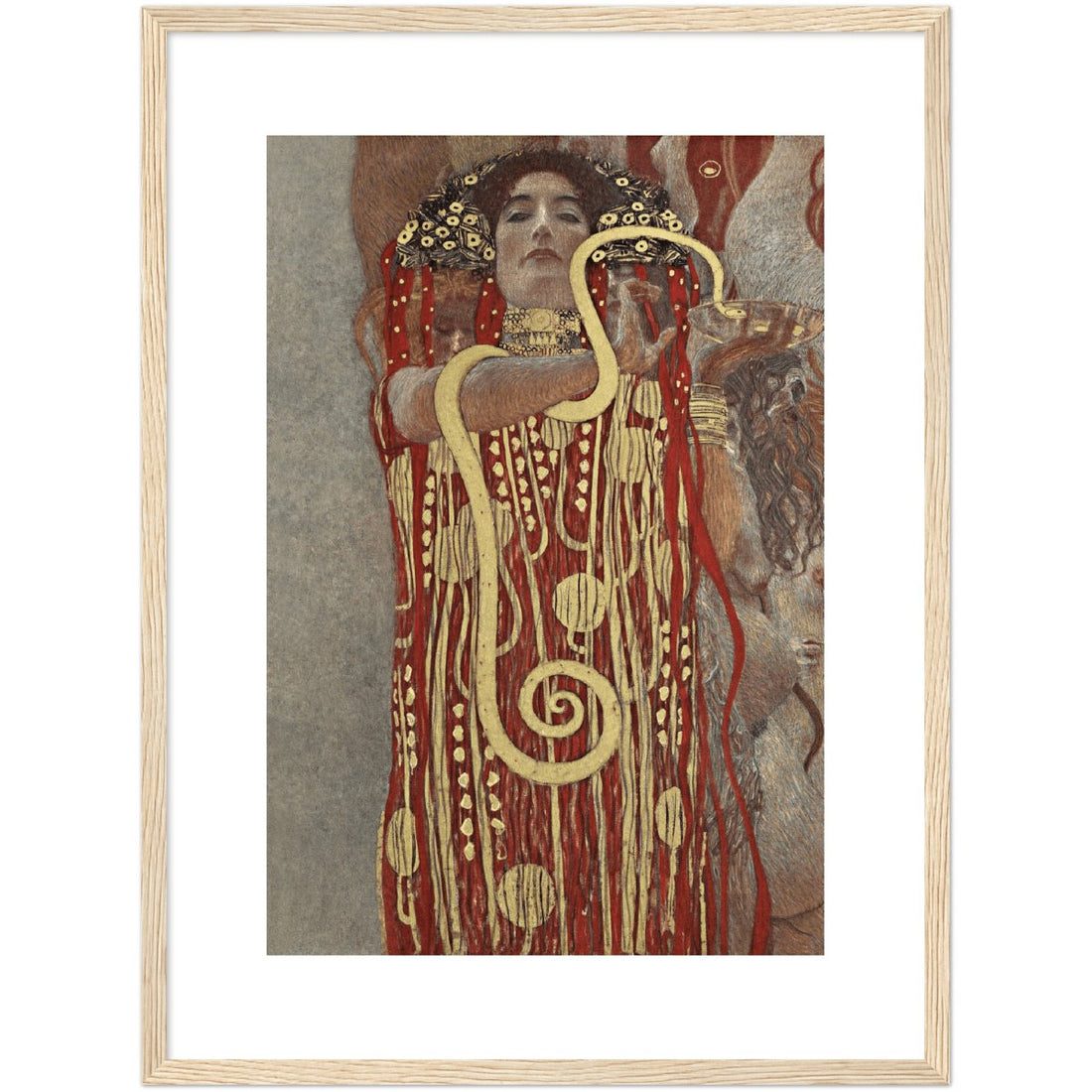 Gustav Klimt's Hygieia (1907) Classic Matte Paper Wooden Framed Poster - TINT - Print Material - TINT - fd36fed3-d18a-42cd-bfdd-af3f4dba4713