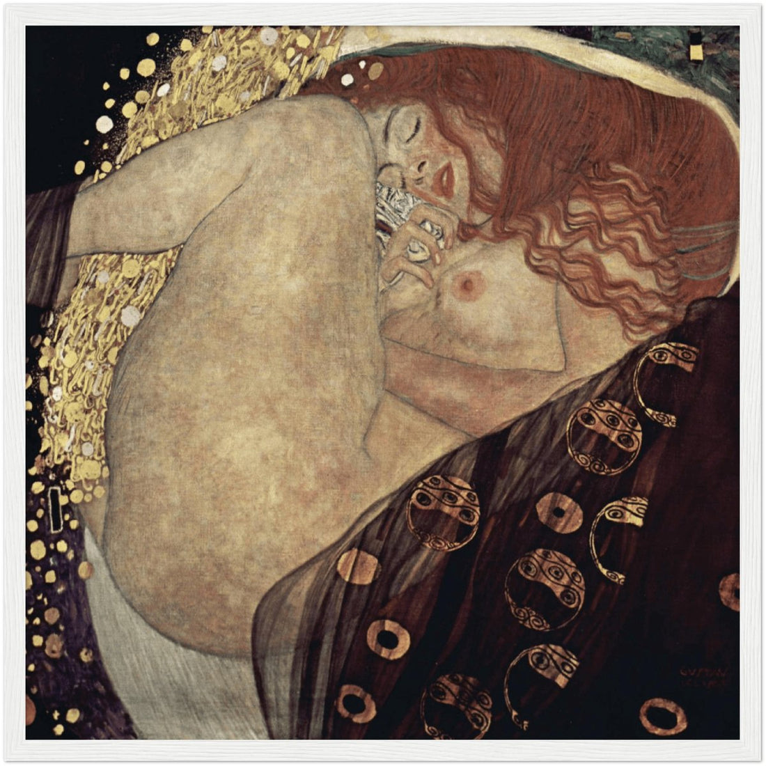 Gustav Klimt's The Three Ages of the Woman (1905) Classic Matte Paper Wooden Framed Poster - TINT - Print Material - TINT - 0bbd45de-c033-43aa-bed2-409d19dd0059