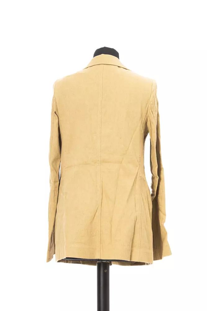 Jacob Cohen Beige Comfort Cut Classic Fabric Jacket