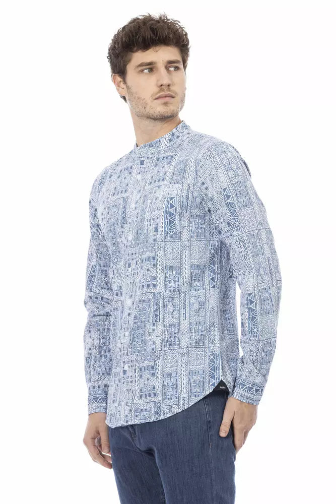 Baldinini Trend Elegant Regular Fit Mandarincollar Shirt