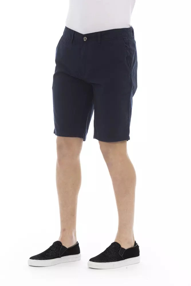 Baldinini Trend Chic Solid Color Bermuda Shorts