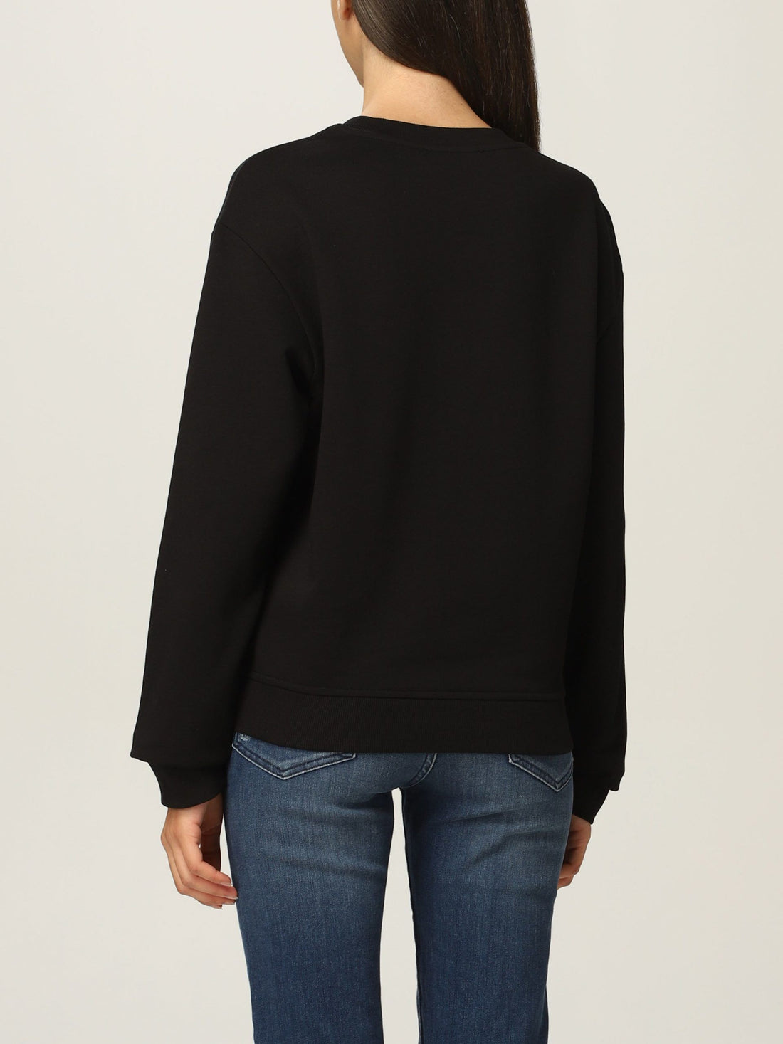 Love Moschino Chic Black Designer Sweatshirt
