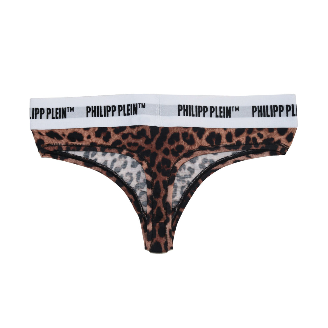 Philipp Plein Chic Leopard Print Thong Twin Pack