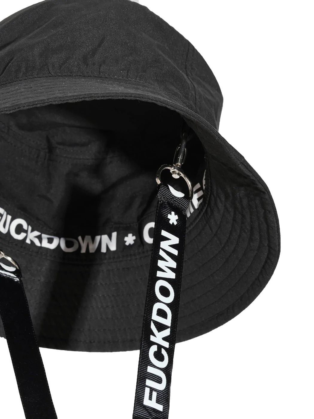Comme Des Fuckdown Sleek Black Fisherman Hat with Signature Stitching